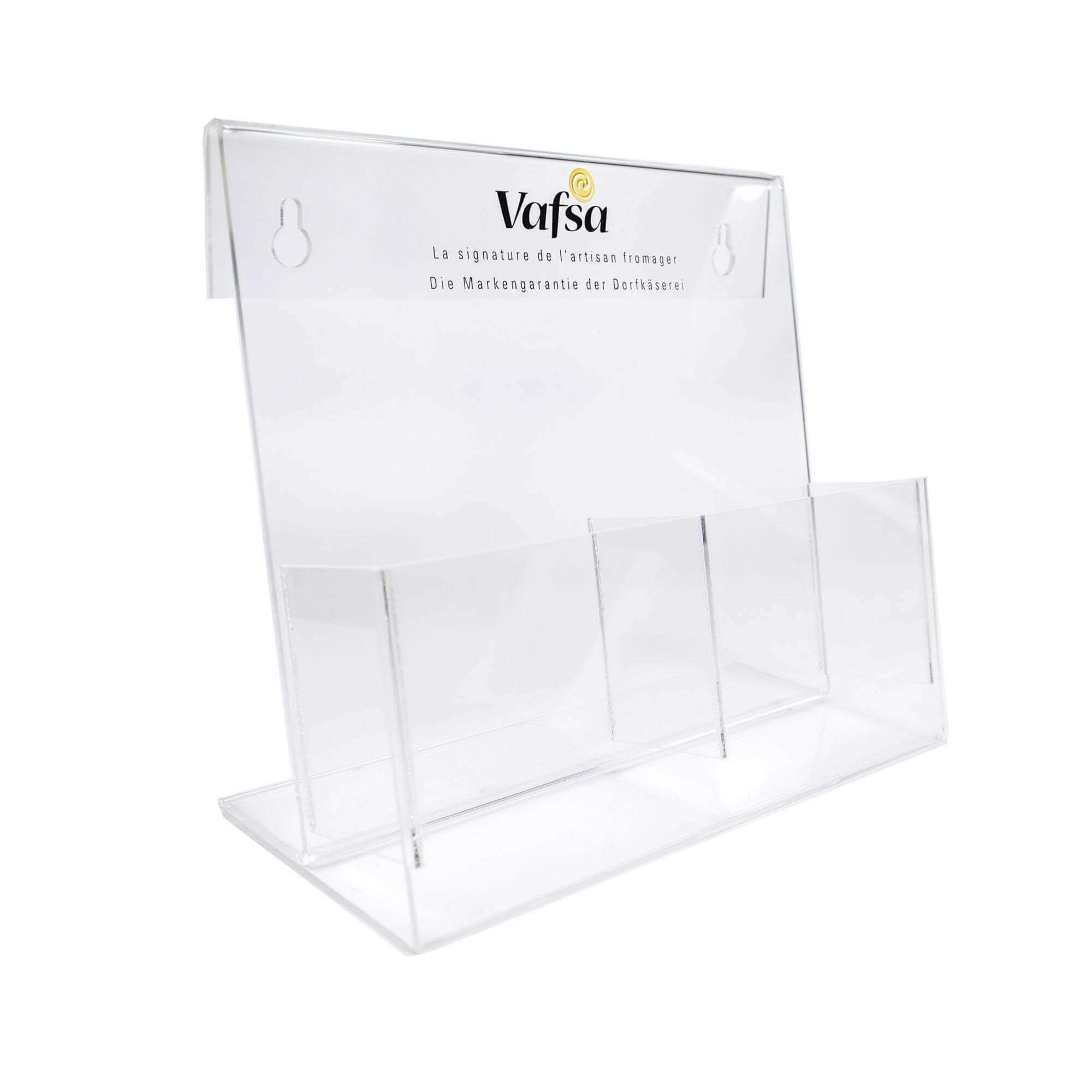 Brochure Rack made of acryl glass