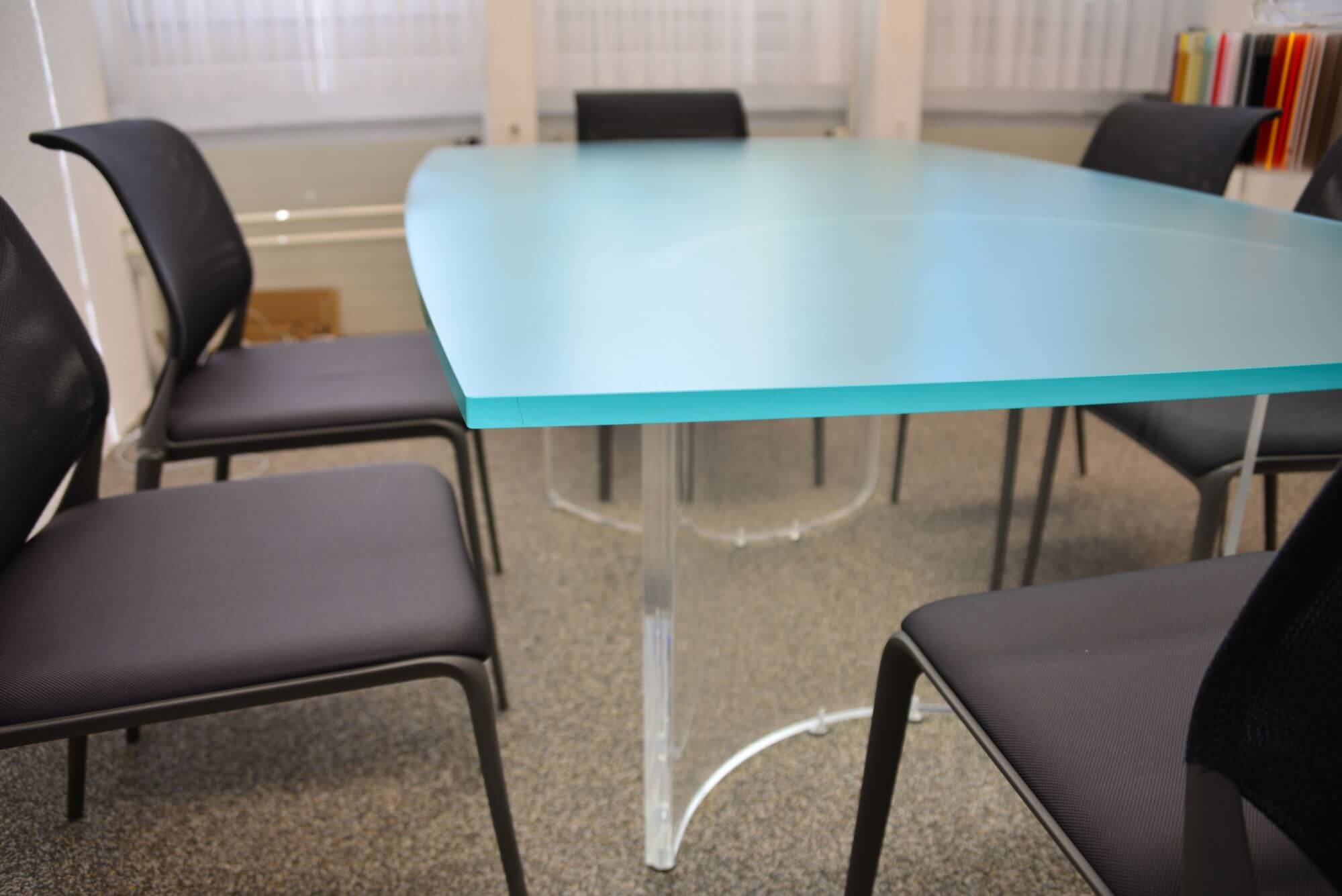 Meeting Table made of acryl glass
