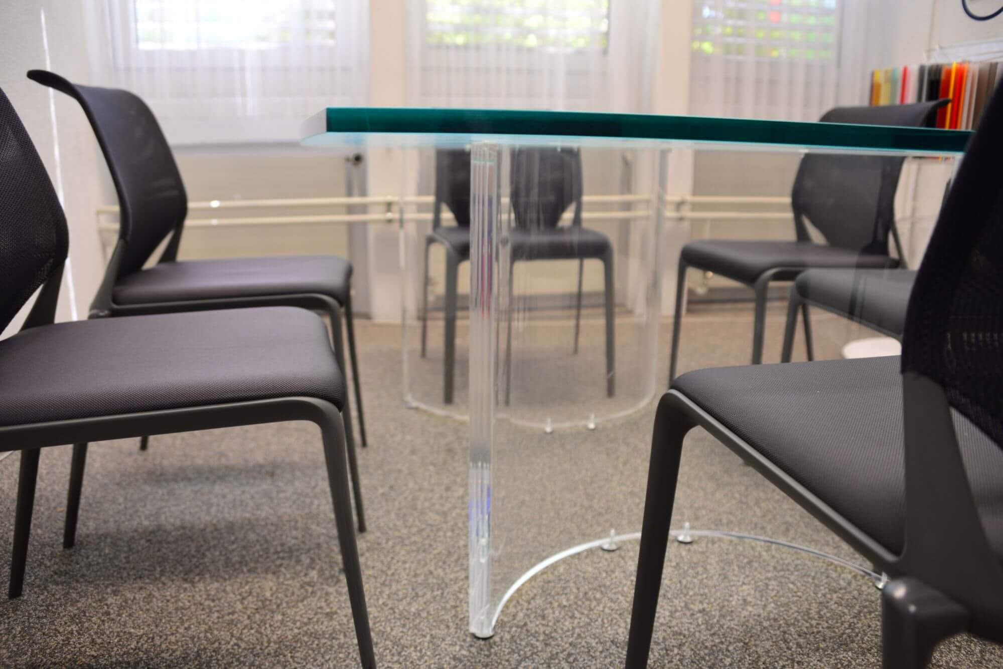 Meeting Table made of acryl glass