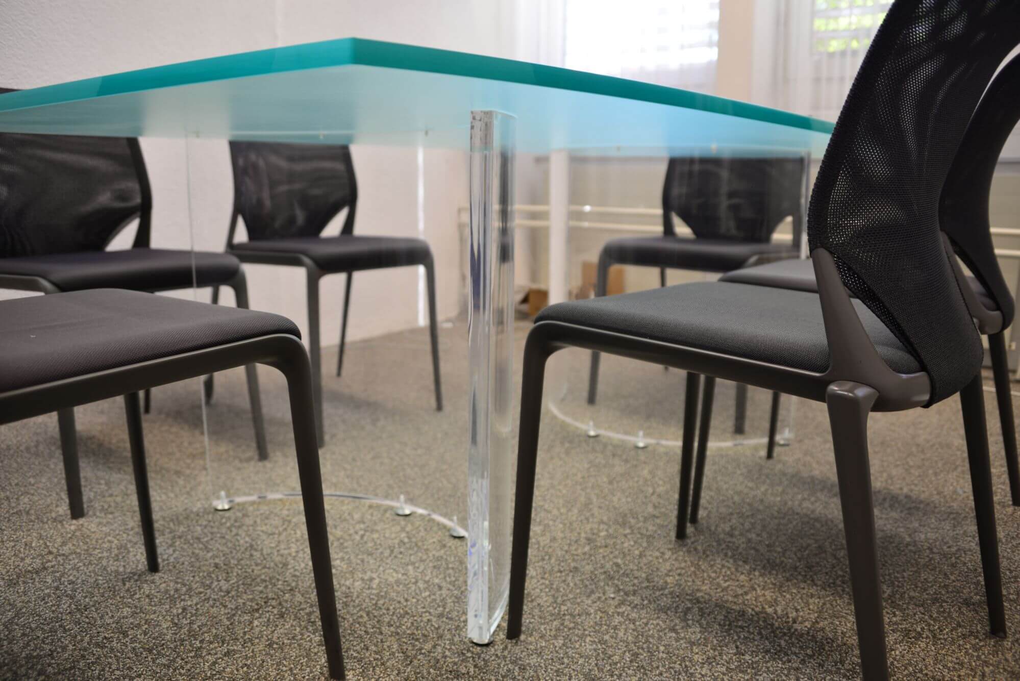 Meeting Table made of acryl glass