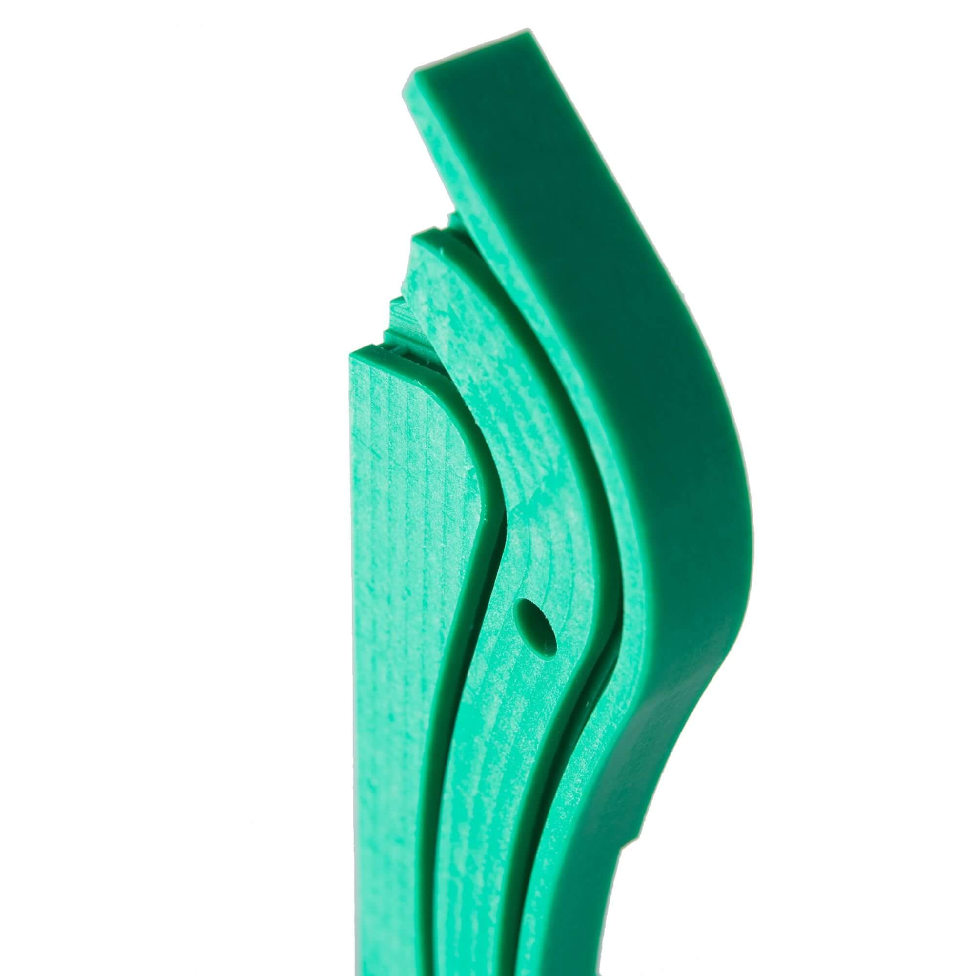 Guide de chaîne fait de PE Acryline fait de pièces techniques PE fraisage pièces accessoires moulue perceuse production de plastique PE foré