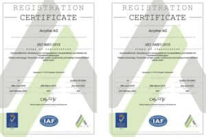 ISO Zertifikate